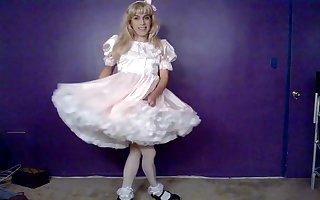 Beautiful sissy in dress